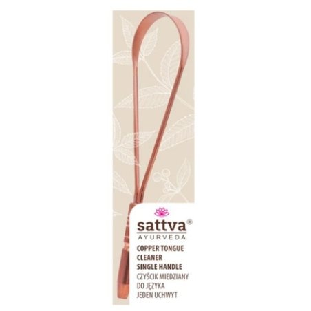 Sattva Copper Tongue Scraper Single Health & Personal Care