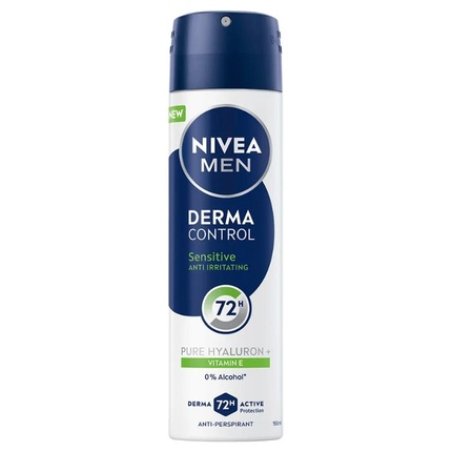 Nivea Men Derma Control Sensitive Antiperspirant Spray 150ml