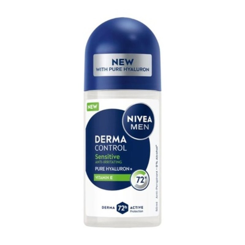 Nivea Men Derma Control Sensitive Antiperspirant Rollon 50ml