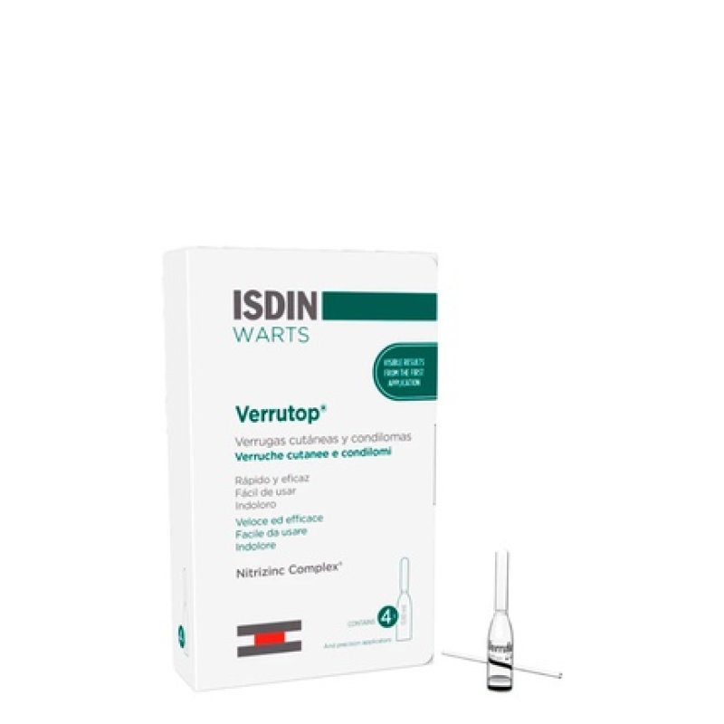 Isdin Verrutop Wart Treatment 4x010ml