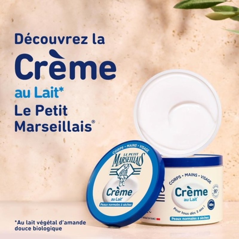 Le Petit Marseillais Multi-Purpose Moisturizing Cream Milk 360ml Jar