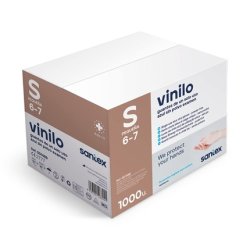 Blue Vinyl Glove without Powder Size S