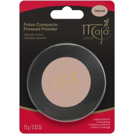 Natural Maja Pressed Powder Delicately Scented with Mirror