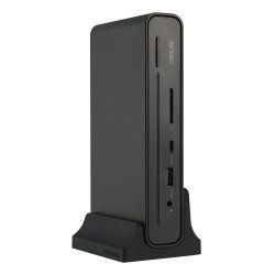 ASUS Triple Display USB-C Dock Duo DC301 Avec fil Noir