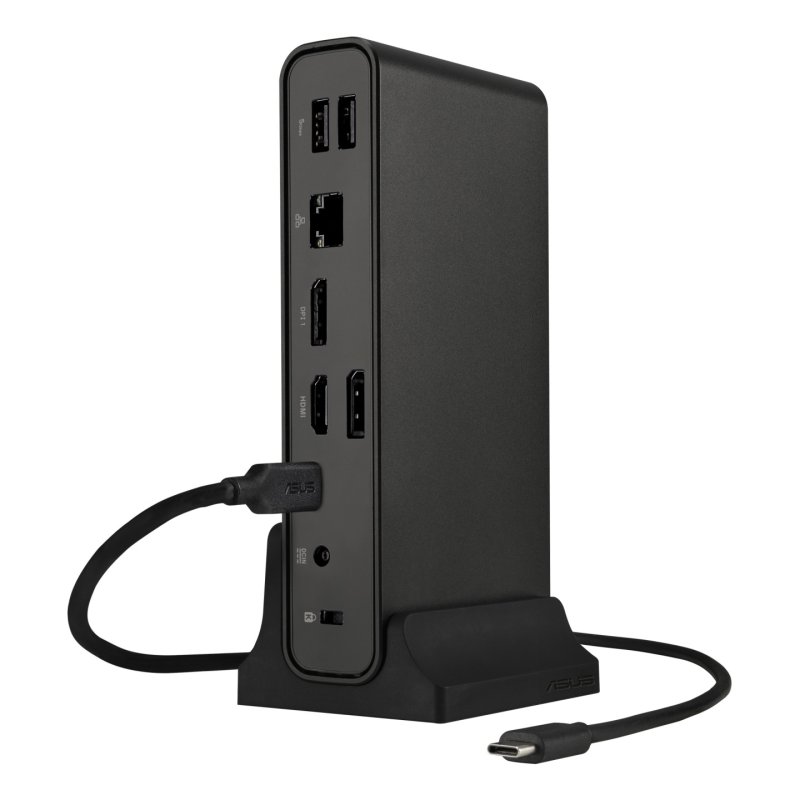 ASUS Triple Display USB-C Dock Duo DC301 Avec fil Noir