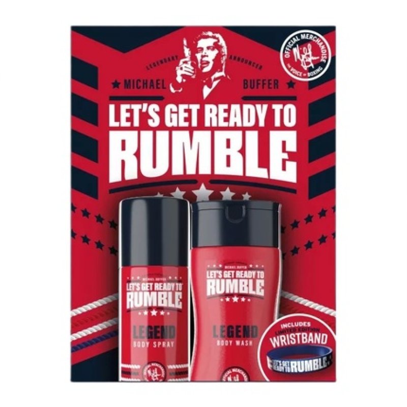 Rumble Menset Body Spray Deodorant 150ml Shower Gel 250ml