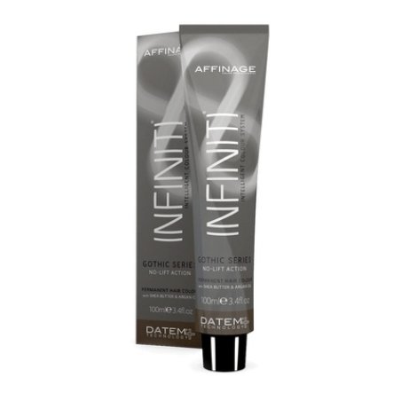 Affinage Infiniti 1.117 Gothic Black Permanent Hair Color 3.4oz 100ml