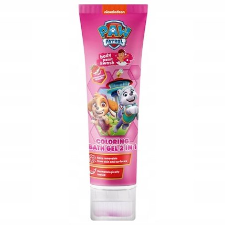 Psi Patrol Coloring Bath Paint Strawberry Yogurt 150ml