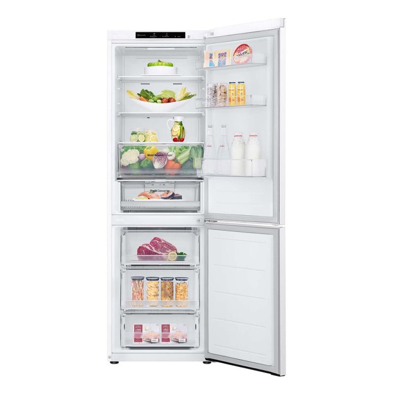 LG GBV3100ESW fridge-freezer Freestanding 344 L E White