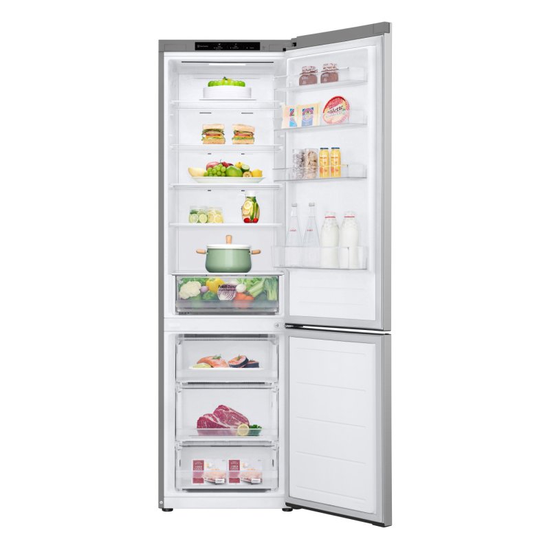 LG GBV22L0EPY fridge-freezer Freestanding 387 L E Silver