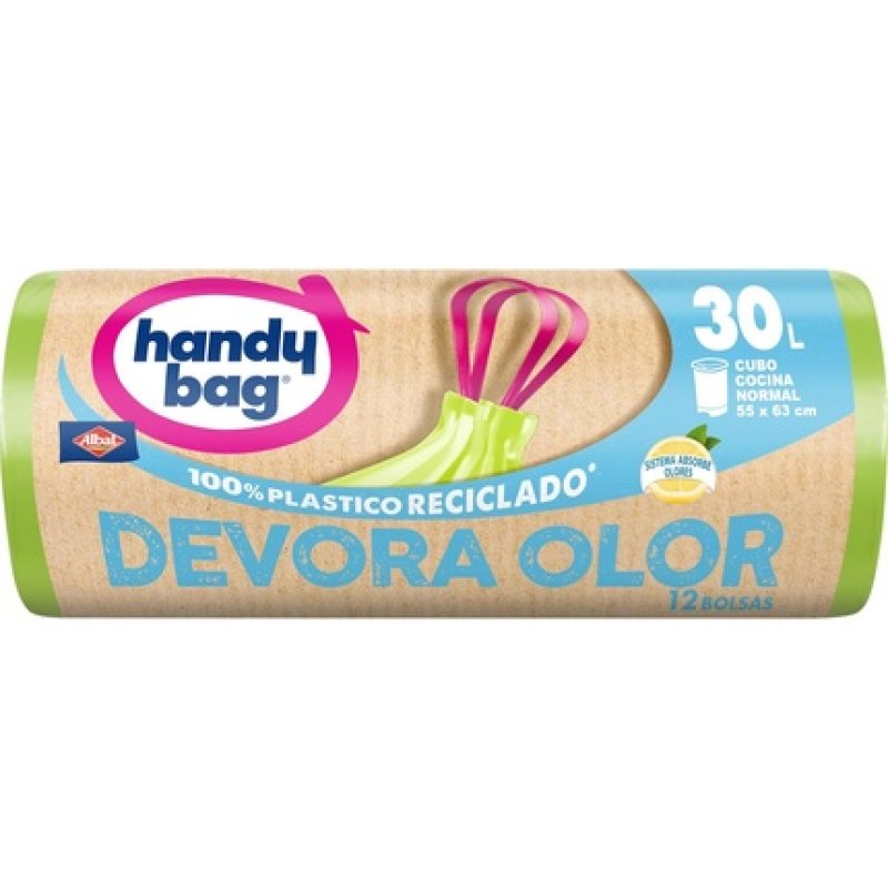 Handy Bag Odor-Devouring Trash Bags Kitchen Trash Can Liners