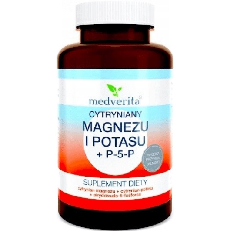 Medverita Magnesium and Potassium Citrate P-5-P 50 Capsules