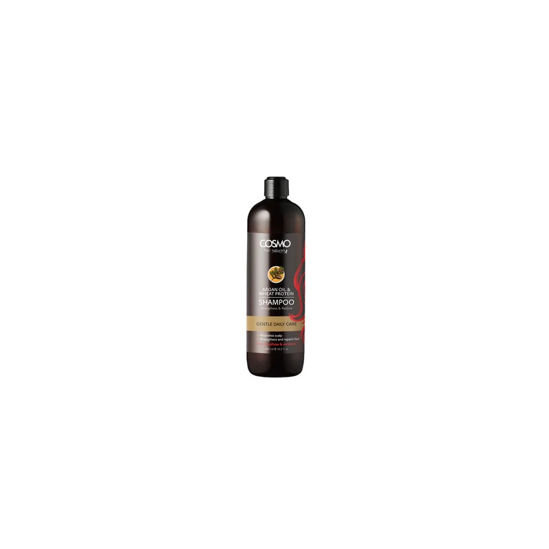 Cosmo Argan Oil & Wheat Protein Shampoo 480 Milliliters