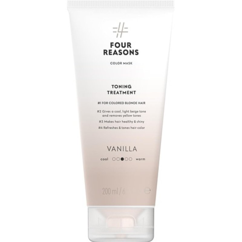 Four Reasons Color Mask Vanilla Blonde Color Depositing Conditioner Toning Treatment 6.76 fl oz