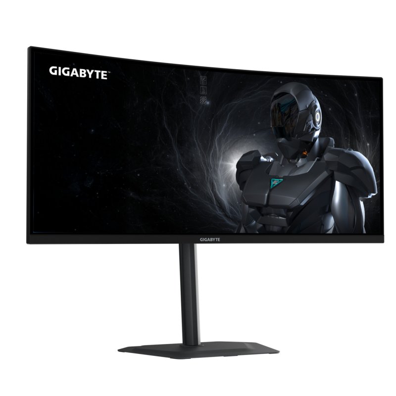 GIGABYTE GS34WQCA 34" WQHD Curved Gaming Monitor - 3440 x 1440, 1500R, 120Hz, 1ms, 300 cd/m², FreeSync Premium, HDR