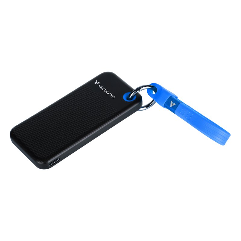 VERBATIM SSD POCKET 2TB NOIR BLEU
