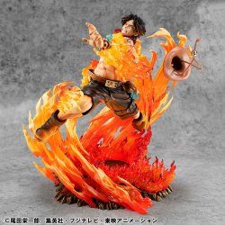 One Piece statuette PVC P.O.P. NEO-Maximum Portgas D. Ace 15th Anniversary Super Limited Reprint Ver. 23 cm
