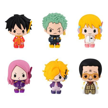 One Piece Chokorin Mascot Series pack 6 trading figures Egghead Ver. 5 cm