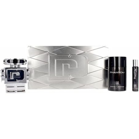 Paco Rabanne Phantom Set Eau De Toilette 100ml Deodorant 150ml Eau De Toilette 10ml