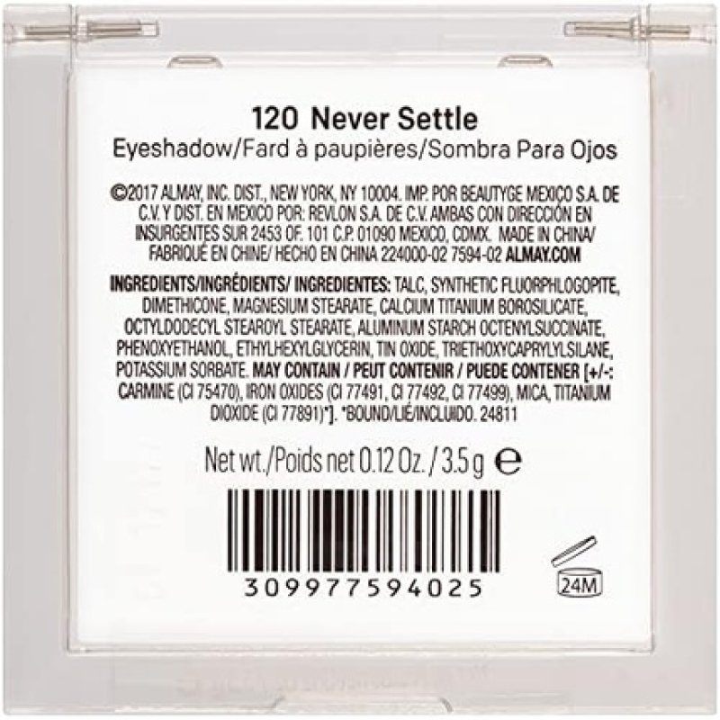 Almay Shadow Squad Eyeshadow Never Settle 0.12 Oz 3.5 G