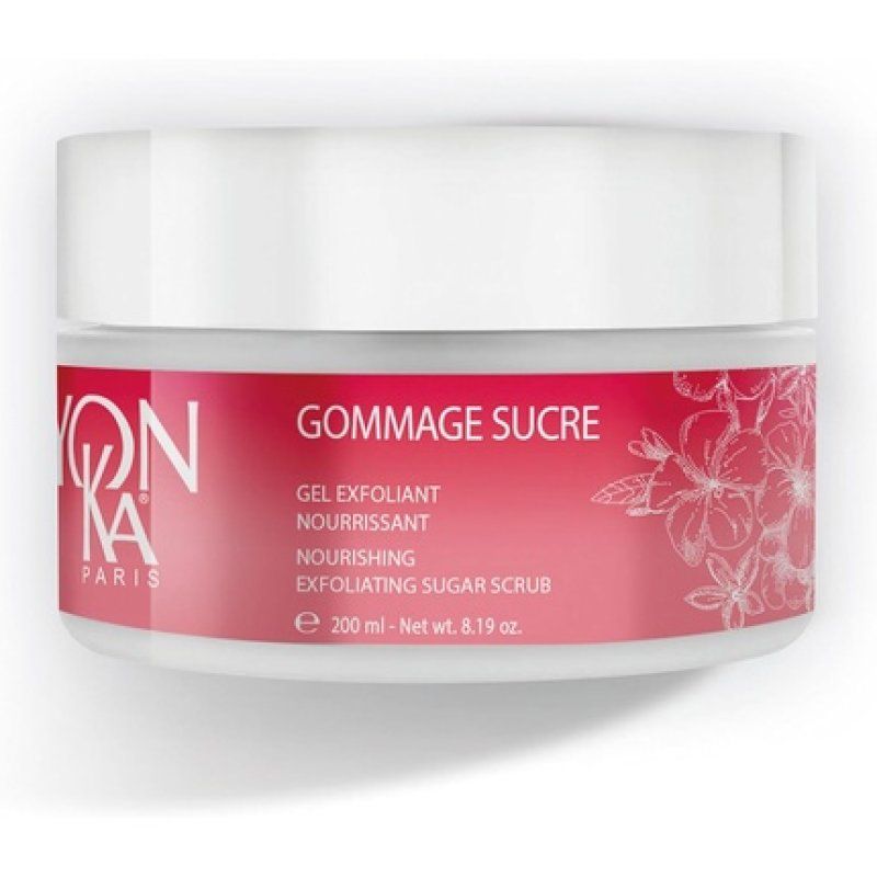 Yon-Ka Relax Sugar Body Scrub 200ml Exfoliates and Nourishes Removes Dead Skin Cells and Moisturises Rich Texture
