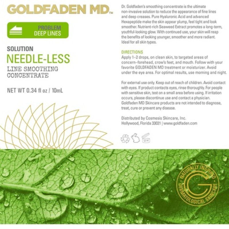 Goldfaden Md Needle-Less Line Smoothing Concentrate for Face & Neck with Seaweed