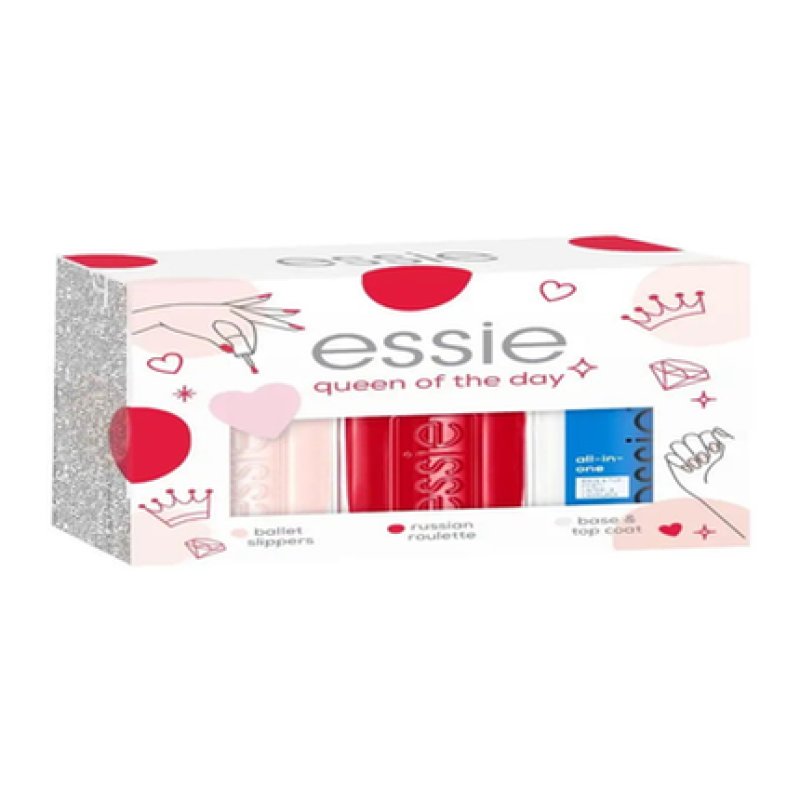 Essie Nail Set: Nail Polish N61 13.5ml Nail Polish N6 13.5ml Base Coat 13.5ml