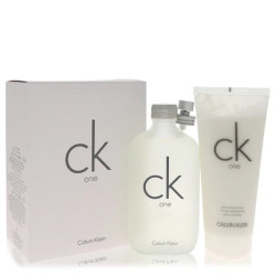 Calvin Klein Ck One Gift Set - 6.7 Oz Eau De Toilette Spray And 6.7 Oz Body Lotion For Men