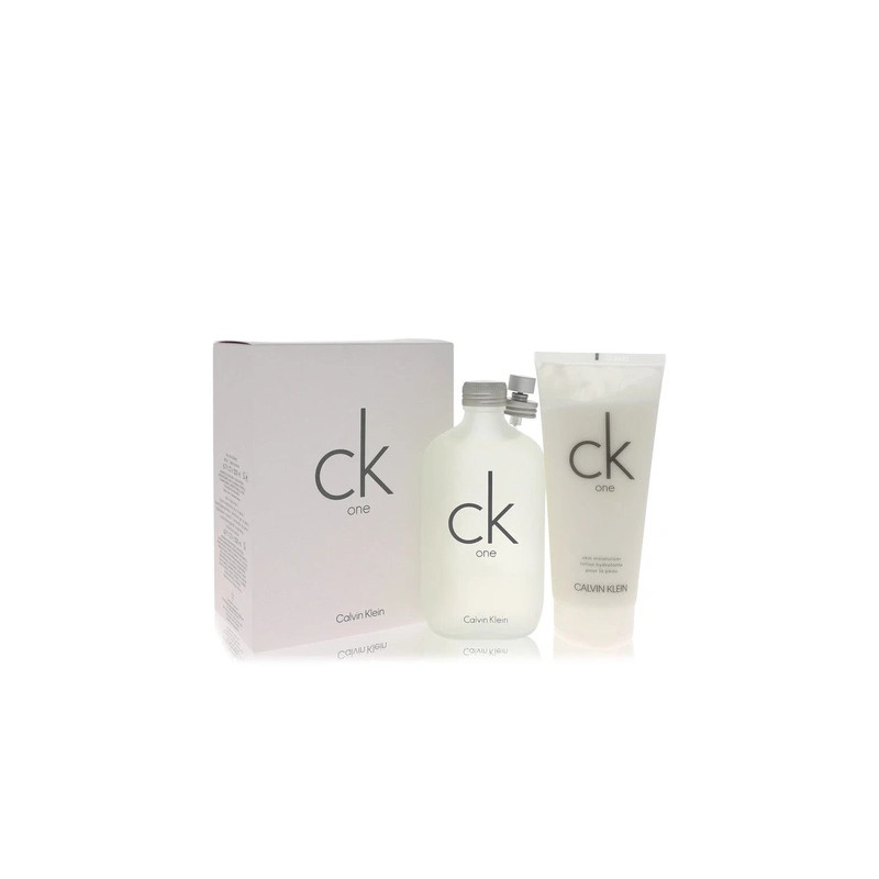 Calvin Klein Ck One Gift Set - 6.7 Oz Eau De Toilette Spray And 6.7 Oz Body Lotion For Men