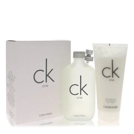 Calvin Klein Ck One Gift Set - 6.7 Oz Eau De Toilette Spray And 6.7 Oz Body Lotion For Men