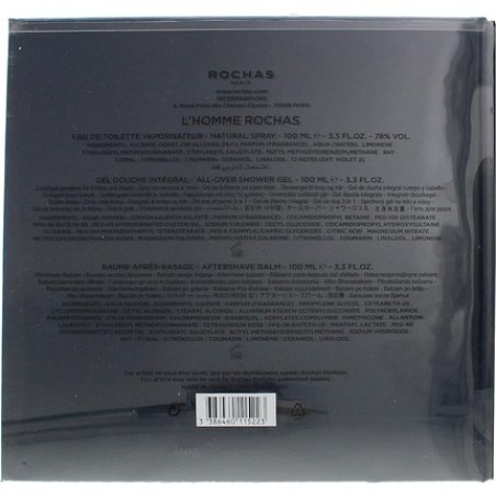 Rochas L'homme Rochas - Eau de Toilette, 100 ml 100 ml Showe Gel 100 ml After Shave Balm Set