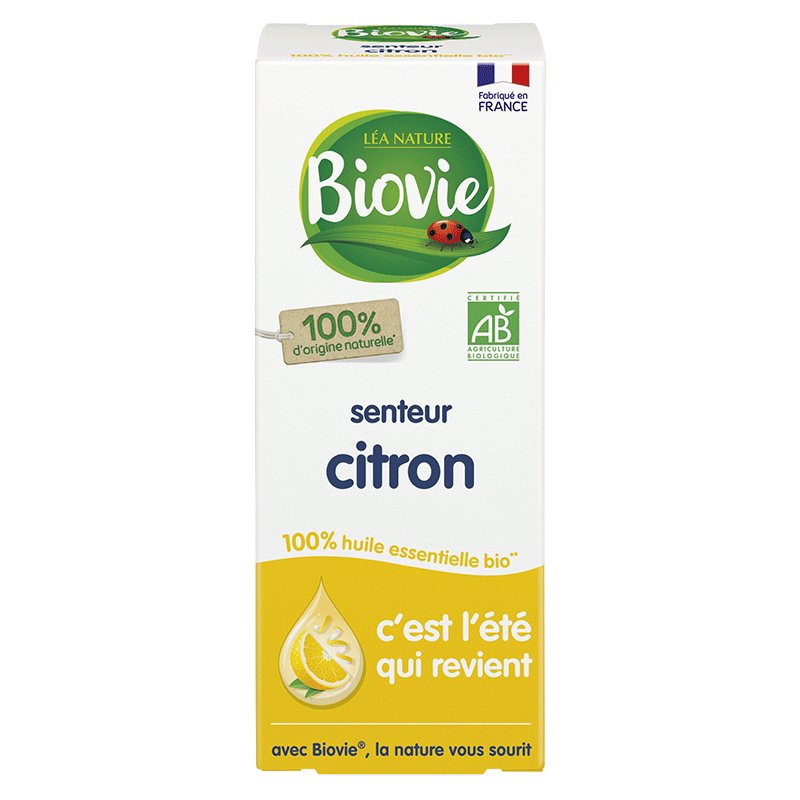 Biovie citron huile essentielle 10 ml Purificateurs d'air