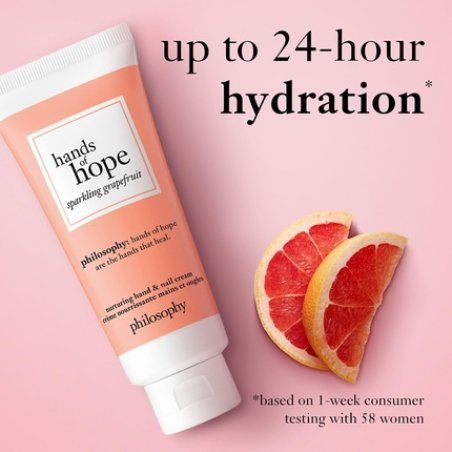 Philosophy Hands of Hope Hand and Nail Cream Sparkling Grapefruit 1 Ounce