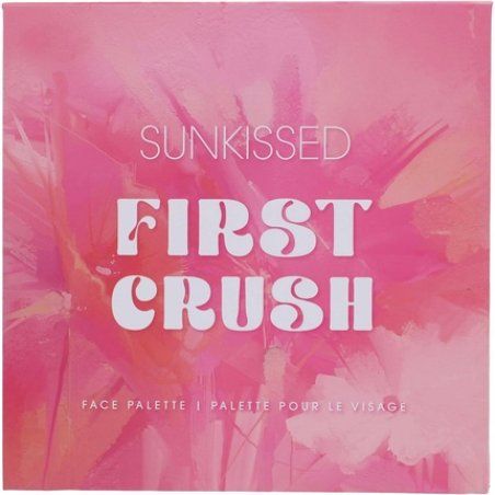 Sunkissed First Crush Face Palette with Bronzer, Blusher, Highlighter, Contour for Perfecting Complexion