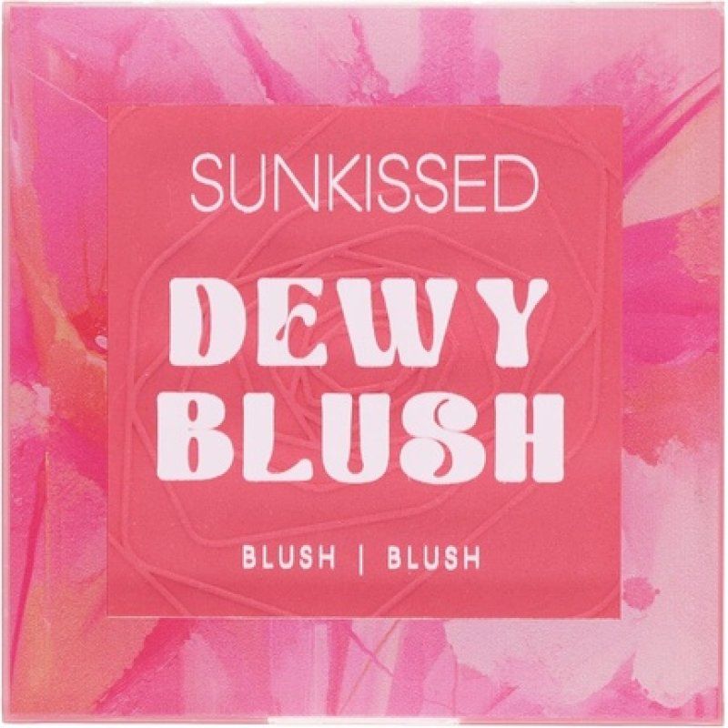 Sunkissed Dewy Blush for Radiant Cheeks Soft Pink Hue Long Lasting Color