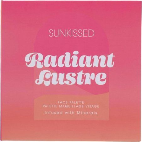 Makeup Palette with Bronzer, Blush, Highlighter and Contour for Radiant Glow by Sunkissed
