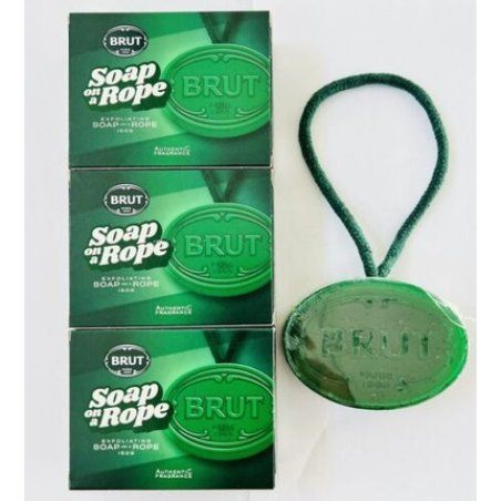 Men's Classic Authentic Brut Original Soap on a Rope 150g