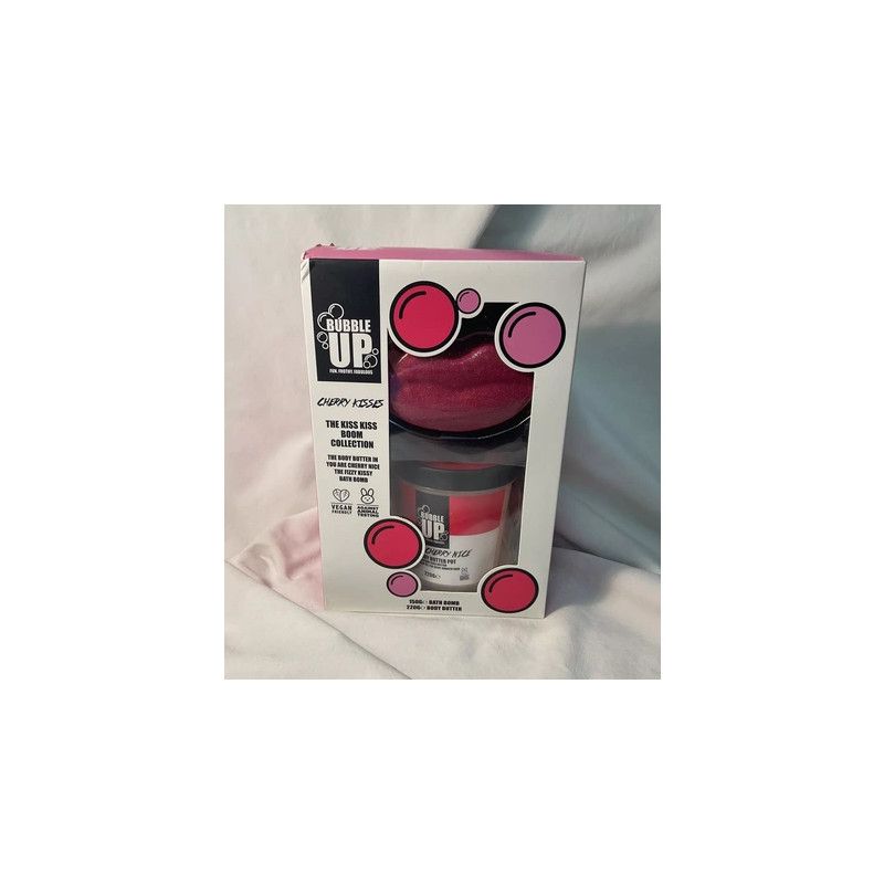 Bubble Up Cherry Kisses Gift Set