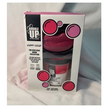 Bubble Up Cherry Kisses Gift Set