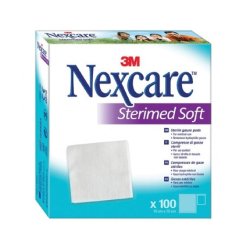 Nexcare Sterimed Soft Sterile Gauze 10x10cm 100 Count
