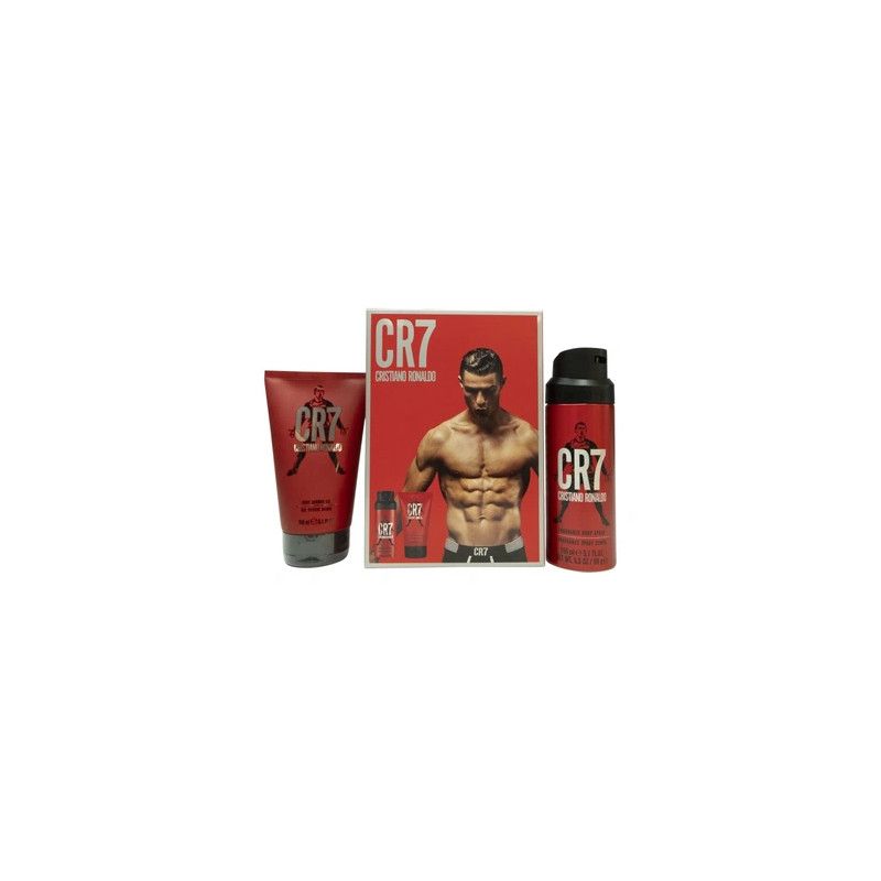 Cristiano Ronaldo Cr7 Gift Set 150ml Shower Gel 150ml Body Spray - Men's