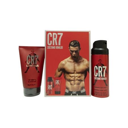 Cristiano Ronaldo Cr7 Gift Set 150ml Shower Gel 150ml Body Spray - Men's