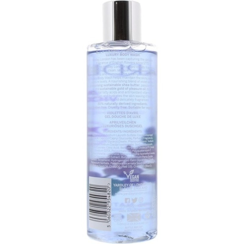 Yardley London April Violets Luxury Body Wash for Her 250ml