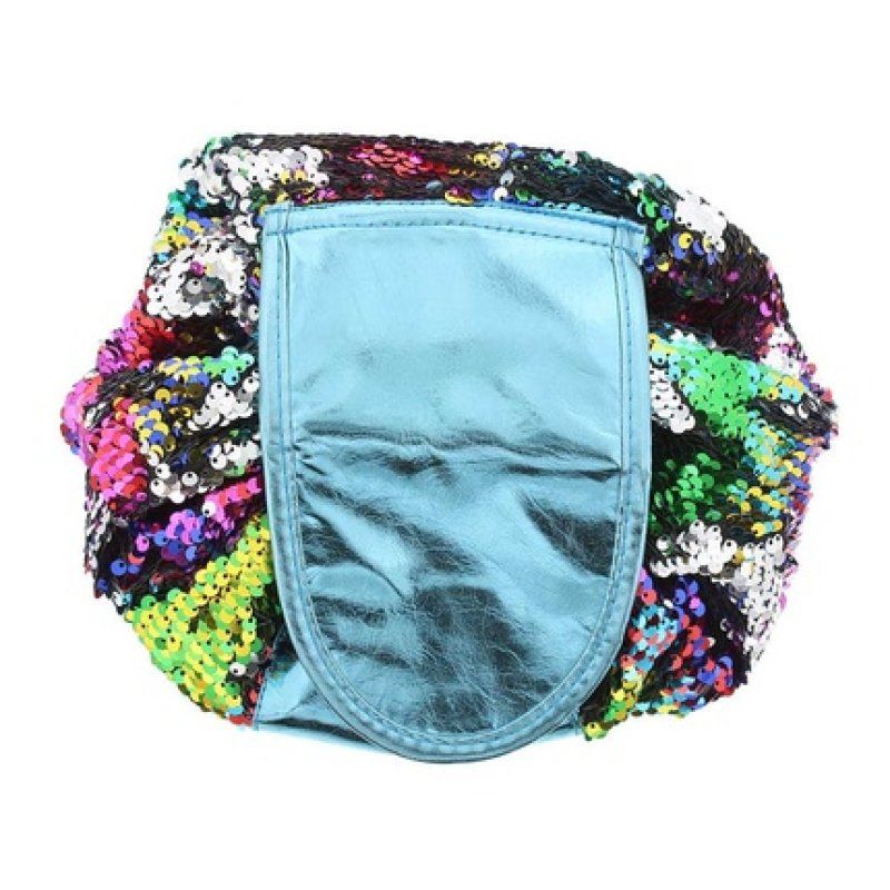 Bags Unlimited Sequin Make Up Bag Rainbow
