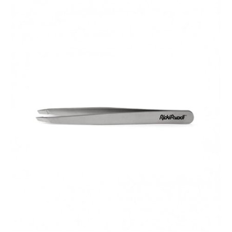 Rickiparodi Slanted Stainless Steel Tweezers 9cm