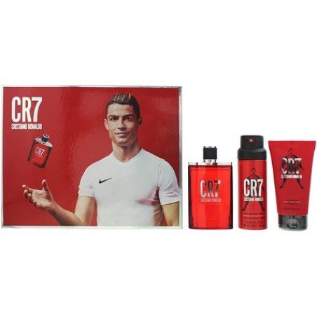 Cristiano Ronaldo Cr7 3 Piece Gift Set: Eau De Toilette 100ml, Shower Gel 150ml, Body Spray 150ml