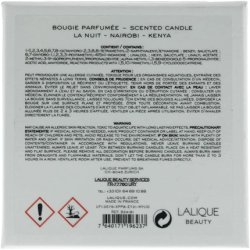 Lalique La Nuit Nairobi Kenya Candle 190g