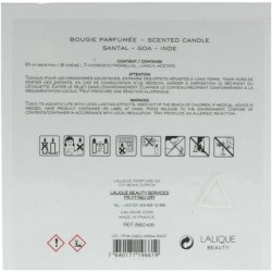 Lalique Santal Goa India Scented Candle 600g