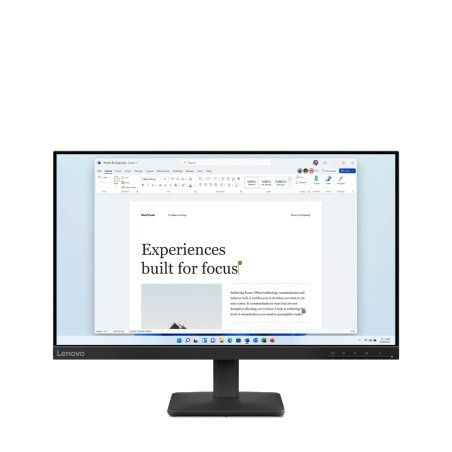 STOCKINK1 - Lenovo L24-4e écran plat de PC 60,5 cm (23.8") 1920 x 1080 pixels Full HD LCD Noir