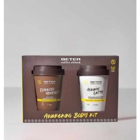 Beter Coffee O'clock Body Care Set 2-Piece Shower Set with Coffee Scented Body